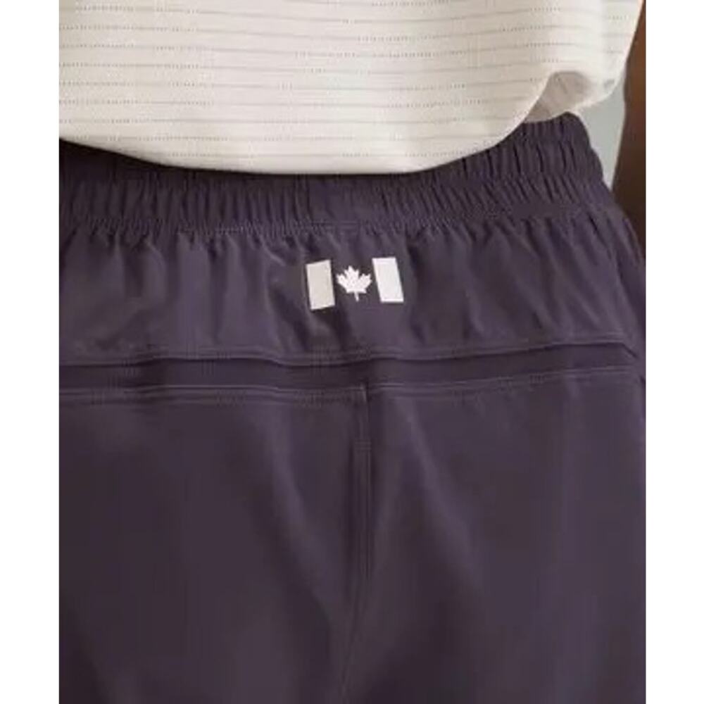 LULULEMON Team Canada Pace Breaker Lined Shorts 5" Men's XS Atmospheric Purple - Picture 4 of 12